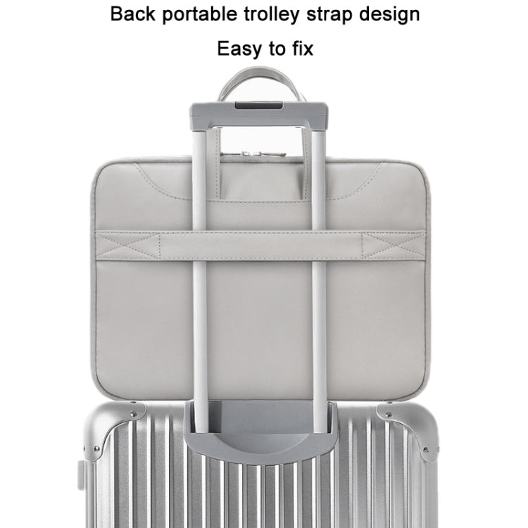 Baona BN-Q006 PU Leather Full Opening Laptop Handbag For 13/13.3 inches(Pink+Power Bag) by Baona