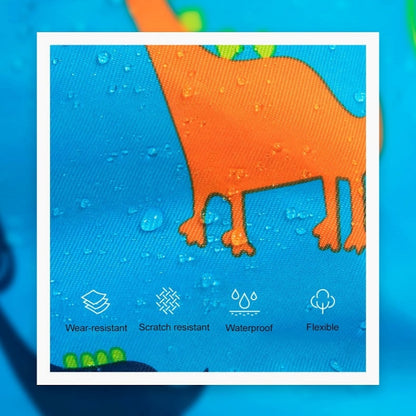 Wet And Dry Separation Waterproof Drawstring Shoulder Beach Swimming Bag For Children Gray L by bashfashion