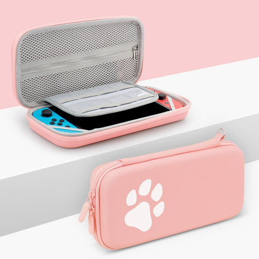 Baona BN-F005 Cat Paw Pattern Cconsole Storage Bag For Switch (Pink) by Baona