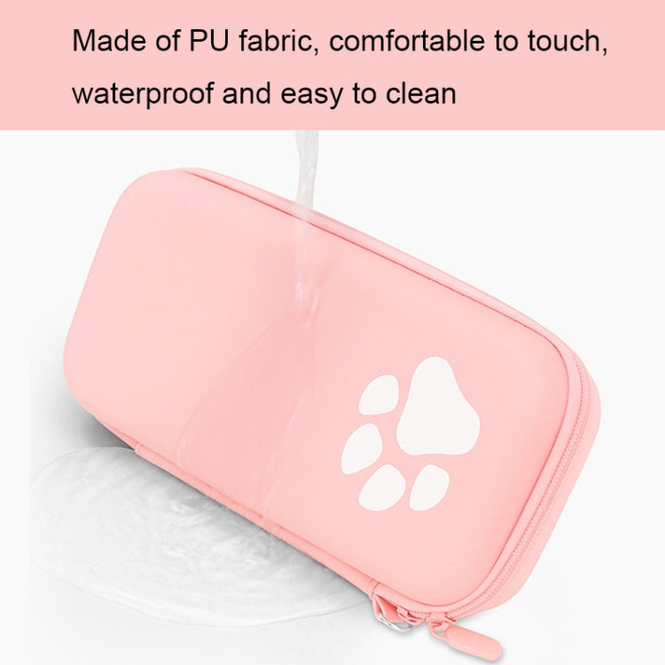 Baona BN-F005 Cat Paw Pattern Cconsole Storage Bag For Switch (Pink) by Baona