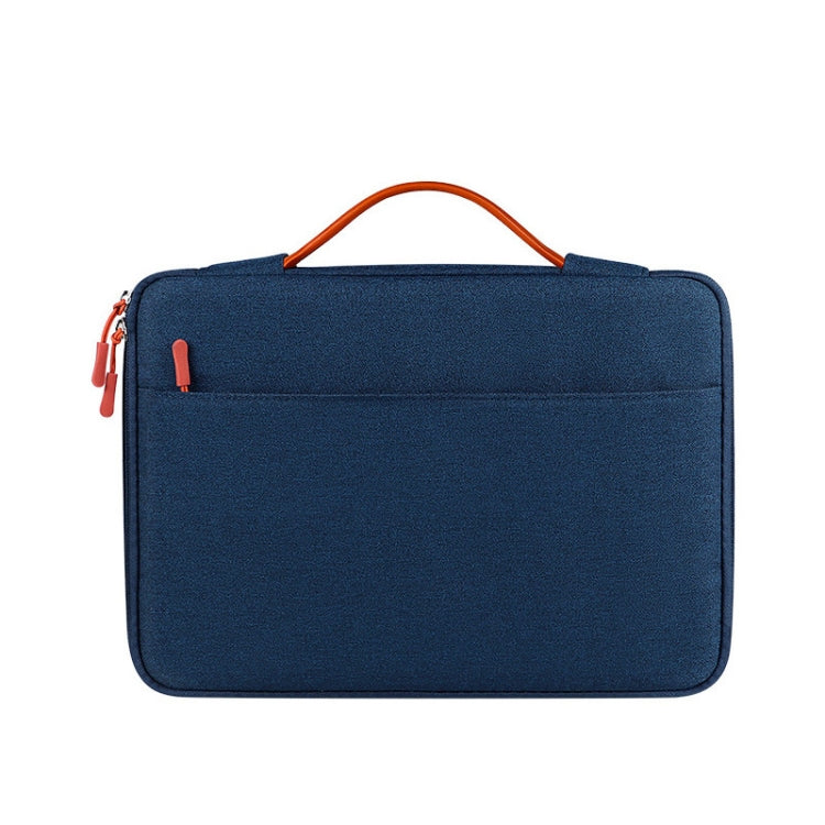 ND02S Adjustable Handle Waterproof Laptop Bag, Size: 13.3 inches(Navy Blue) by bashfashion