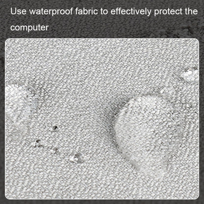 ND02S Adjustable Handle Waterproof Laptop Bag, Size: 13.3 inches(Navy Blue) by bashfashion