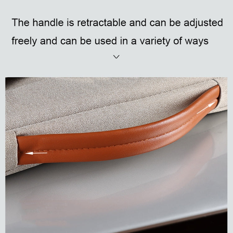 ND02S Adjustable Handle Waterproof Laptop Bag, Size: 13.3 inches(Navy Blue) by bashfashion