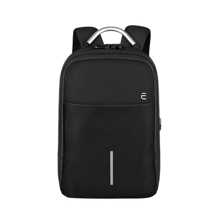 SJ16 Laptop Anti-Theft Backpack, Size: 13 inch-15.6 inch(Mysterious Black) by bashfashion