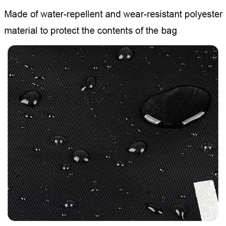 SJ16 Laptop Anti-Theft Backpack, Size: 13 inch-15.6 inch(Mysterious Black) by bashfashion