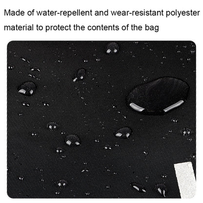 SJ16 Laptop Anti-Theft Backpack, Size: 13 inch-15.6 inch(Mysterious Black) by bashfashion