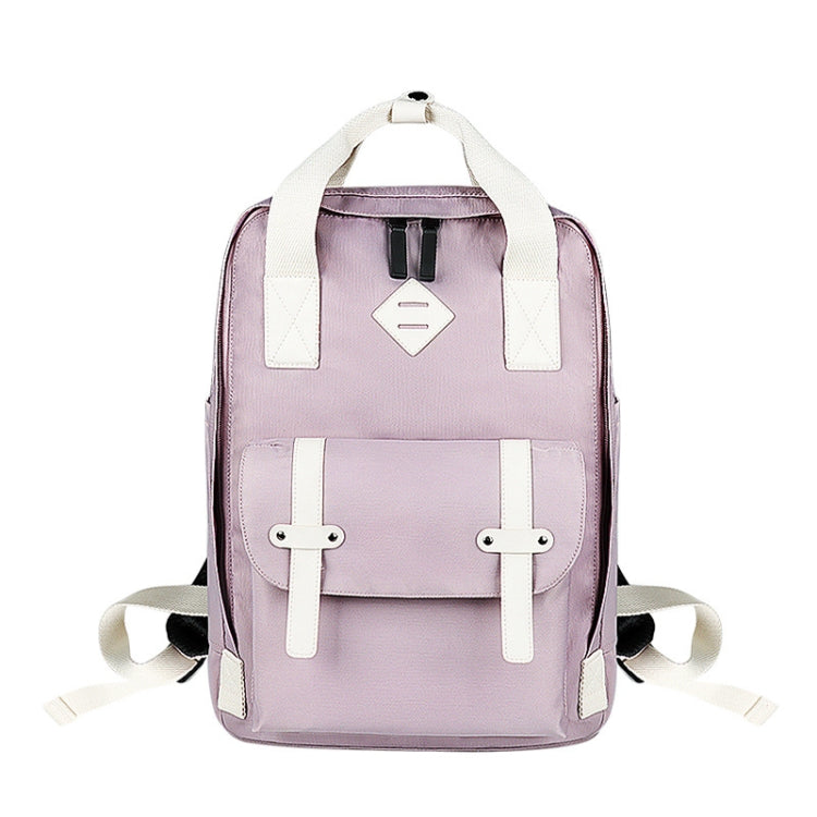 SJ05 Multifunctional Waterproof Laptop Bag, Size: 13 inch-15.6 inch(Light Purple) by bashfashion