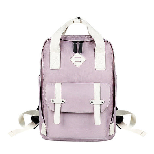 SJ05 Multifunctional Waterproof Laptop Bag, Size: 13 inch-15.6 inch(Light Purple) by bashfashion