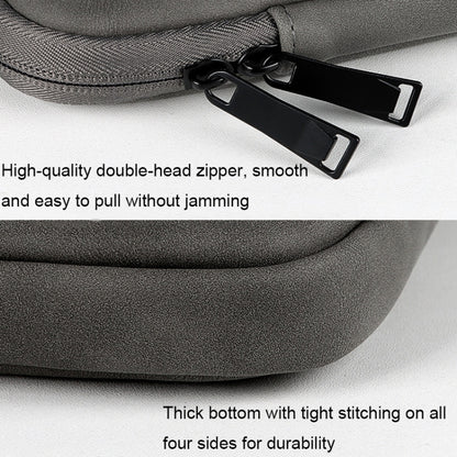 ND01DZ Double Layer Waterproof Laptop Liner Bag, Size: 14.1-15.4 inches(Dark Gray) by bashfashion