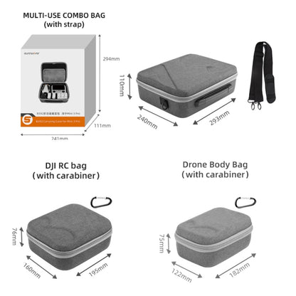 Sunnylife Drone Protective Storage Bag for DJI Mini 3 Pro,Style: Body Bag by Sunnylife