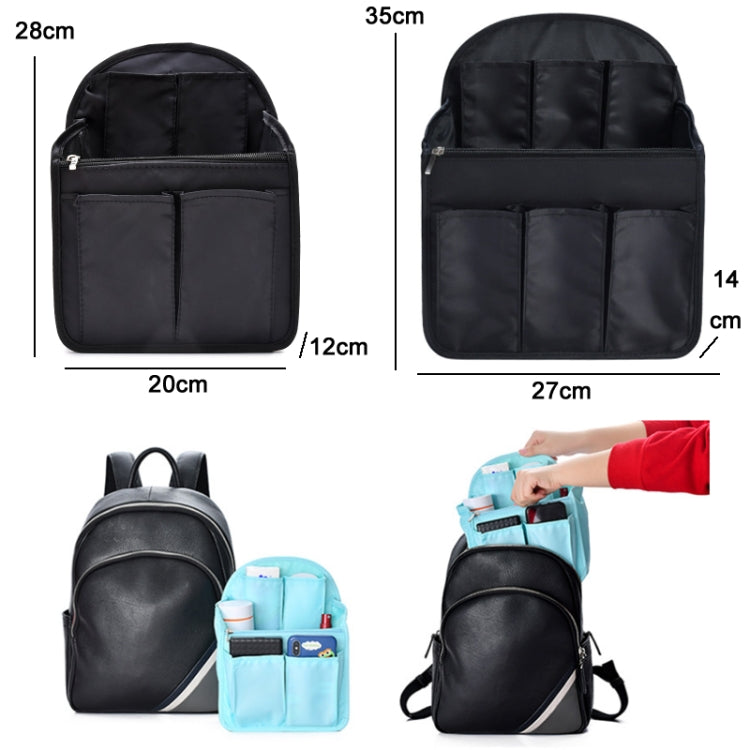 Schoolbag Separation Organizer Storage Bag Computer Backpack Liner Bag, Color: Small Blue Firebird by bashfashion