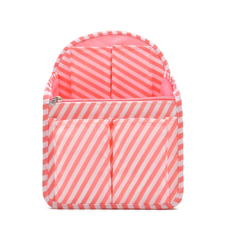 Schoolbag Separation Organizer Storage Bag Computer Backpack Liner Bag, Color: Small Pink Stripe by bashfashion