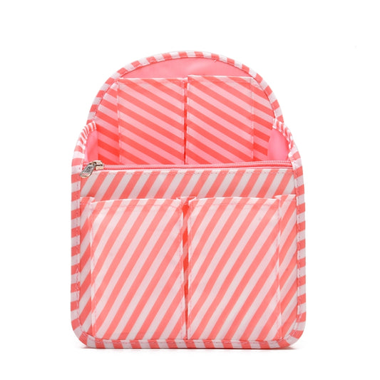 Schoolbag Separation Organizer Storage Bag Computer Backpack Liner Bag, Color: Small Pink Stripe by bashfashion