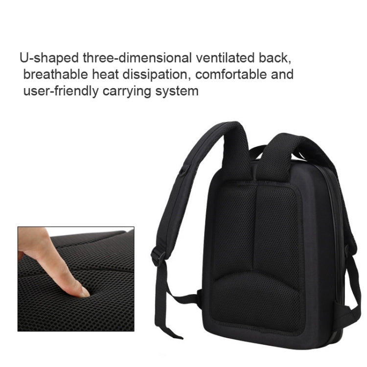 Waterproof Compression Hard Shell Backpack for DJI Mini 3 Pro, Size: 128 Large(Brushed Gray) by bashfashion