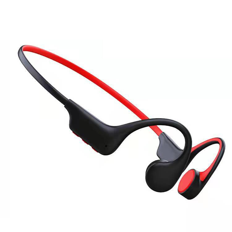 GCRT-X6 Earhook Bone Conduction Sports Bluetooth Headphones(Black) by bashfashion