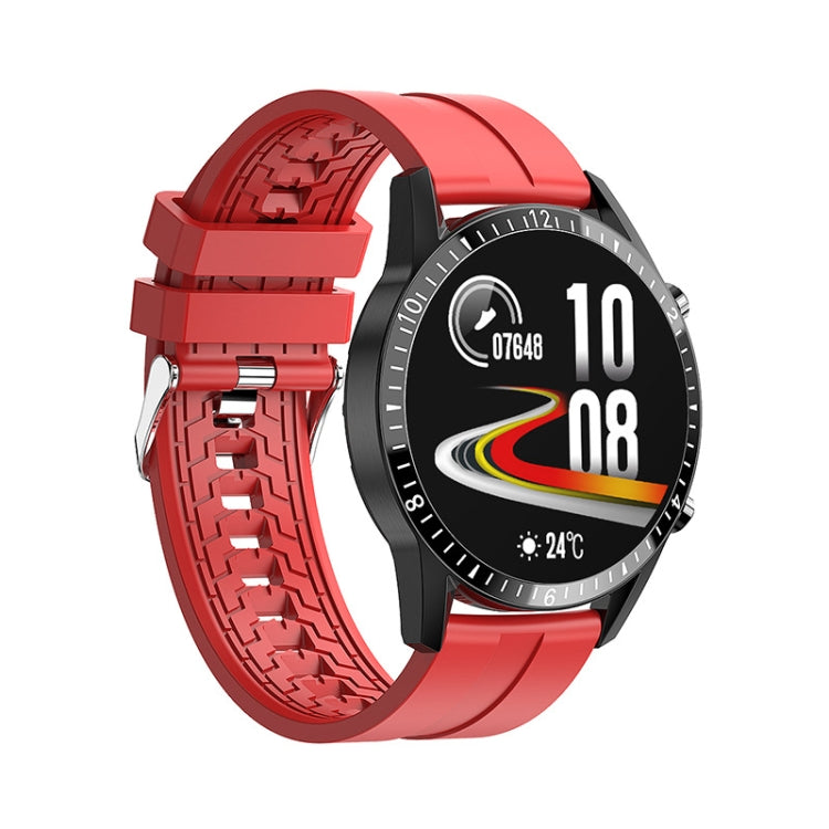 I9 1.5 Inch Heart Rate/Blood Pressure/Blood Oxygen Monitoring Watch, Color: Red by bashfashion