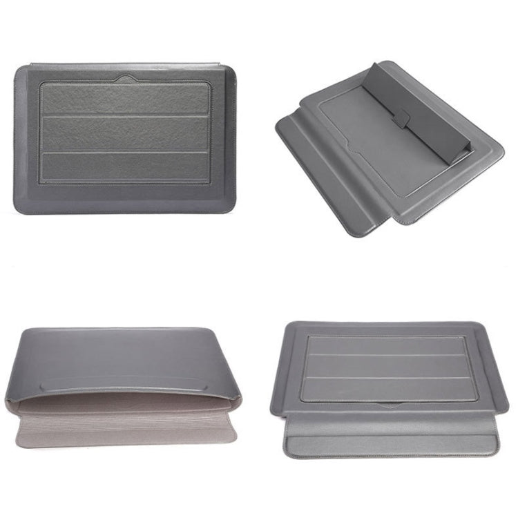 HL0066-005 Multifunctional Stand Laptop Bag, Size: 13 inches(Gray) by bashfashion