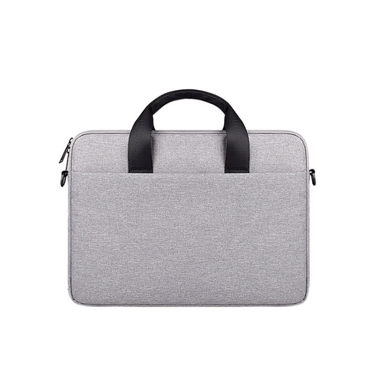 ST09 Portable Single-shoulder Laptop Bag, Size: 13.3 inches(Grey) by bashfashion