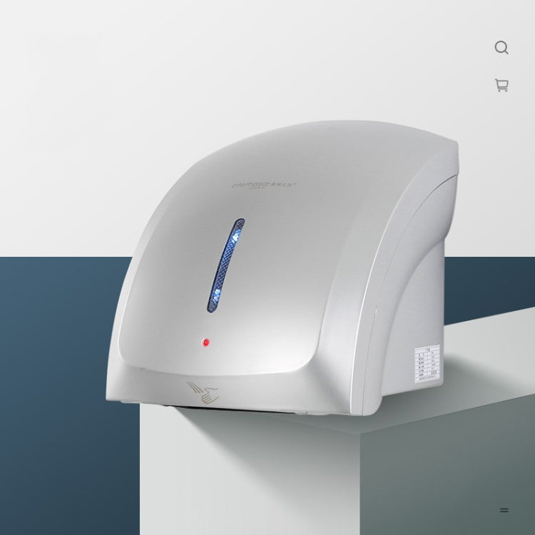 Interhasa 220V 1800W Hot and Cold Switching Electric Hand Dryer,Model: A1002 Silver,CN Plug by bashfashion