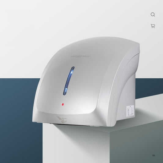 Interhasa 220V 1800W Hot and Cold Switching Electric Hand Dryer,Model: A1002 Silver,CN Plug by bashfashion