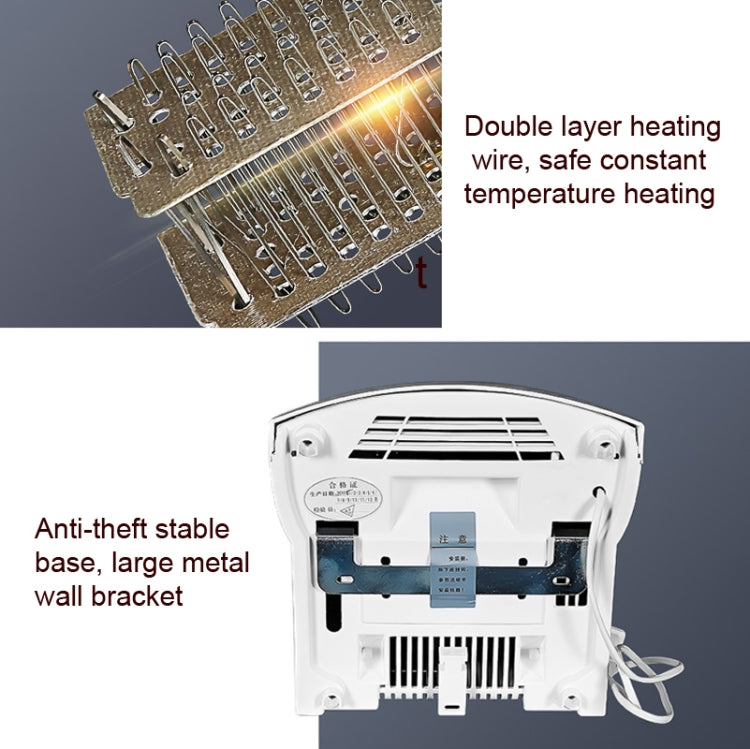 Interhasa 220V 1800W Hot and Cold Switching Electric Hand Dryer,Model: A1003 Black,CN Plug by bashfashion