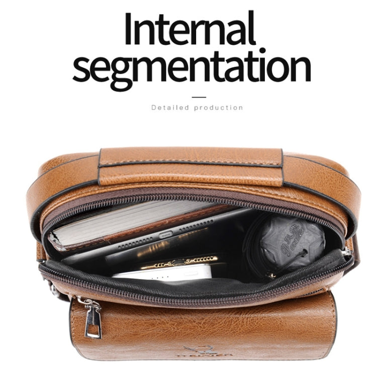 WEIXIER D245 Men Business Bag Large Capacity Shoulder Backpack(Black) by WEIXIER