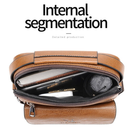 WEIXIER D245 Men Business Bag Large Capacity Shoulder Backpack(Black) by WEIXIER