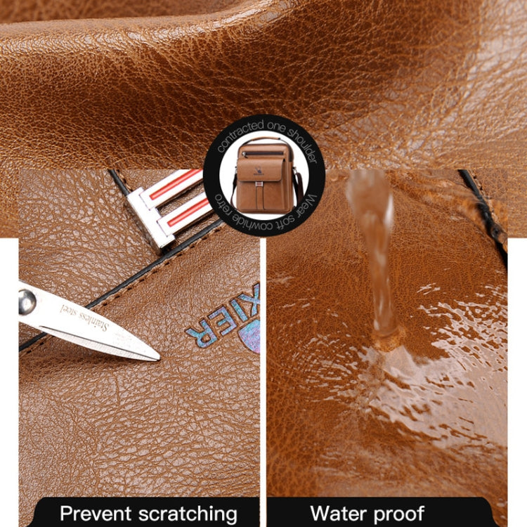 WEIXIER D245 Men Business Bag Large Capacity Shoulder Backpack(Black) by WEIXIER