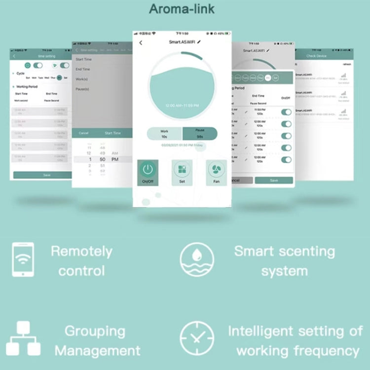 Intelligent Remote Mobile Phone Control Automatic Aromatherapy Machine(UK Plug) by bashfashion