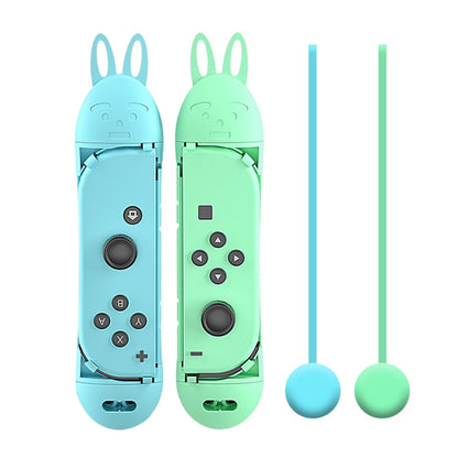 Jump Rope Gamepad Controller For Switch JOY-CON(Green Blue) by bashfashion