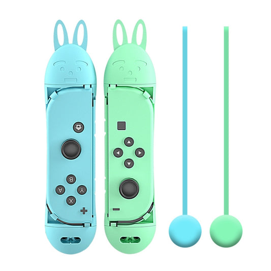 Jump Rope Gamepad Controller For Switch JOY-CON(Green Blue) by bashfashion