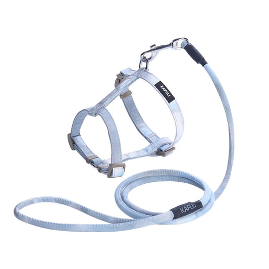 KAFULI Pet Adjustable I-Shape Harness Leash, Size: S(Gradient Blue) by KAFULI
