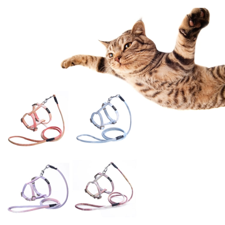 KAFULI Pet Adjustable I-Shape Harness Leash, Size: S(Gradient Purple) by KAFULI