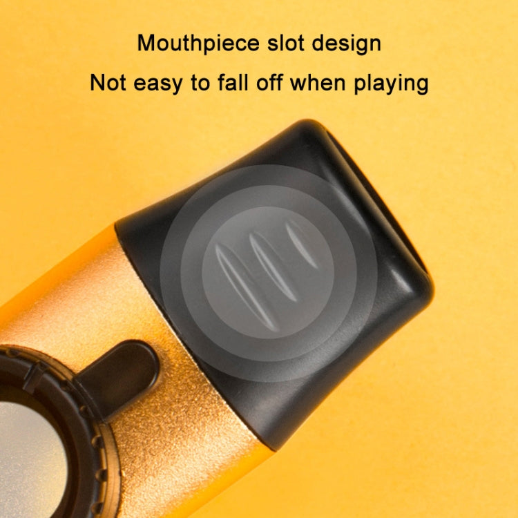 Metal Professional Playing Tunable Tone Kazoo(Blue) by bashfashion