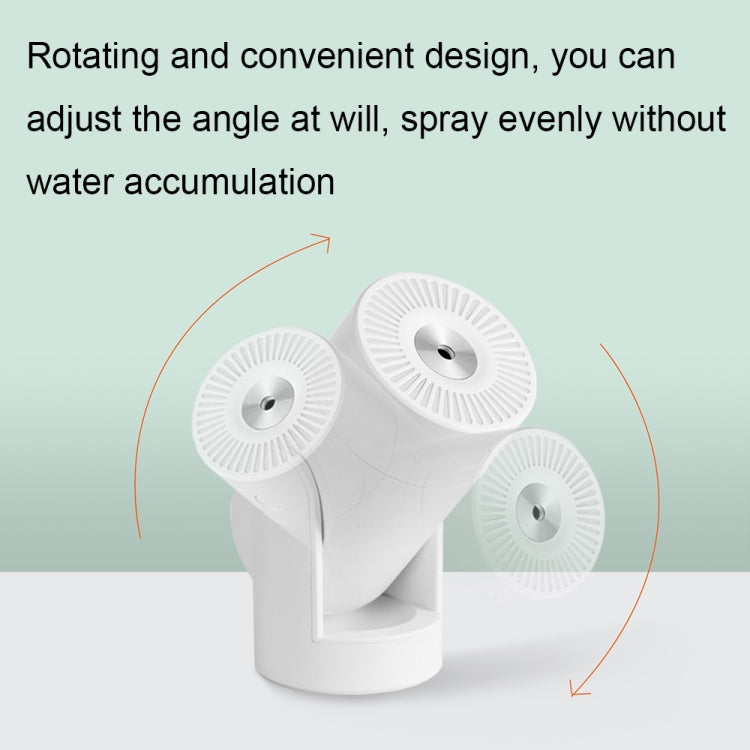 L09 USB Plug-in Rotating Colorful Night Light Humidifier(Black) by bashfashion