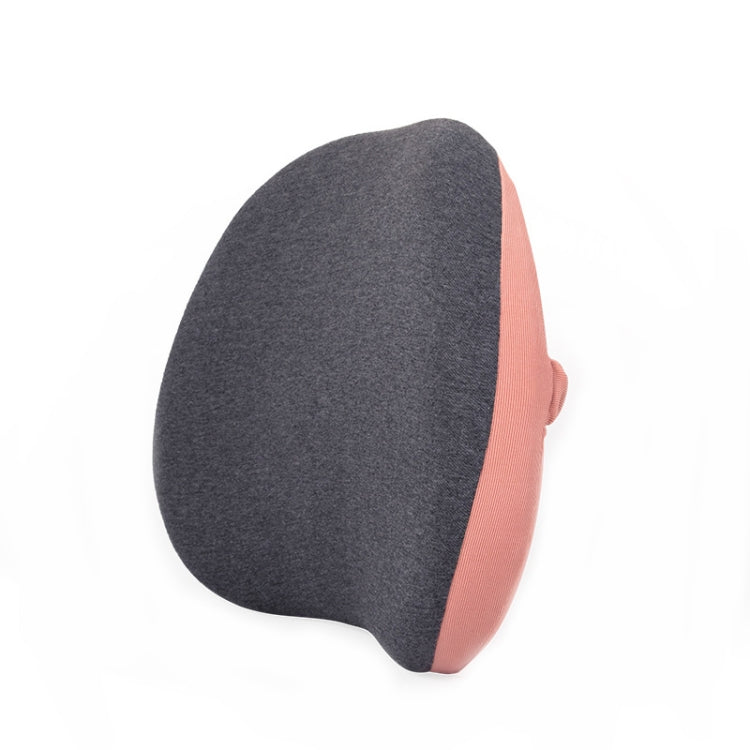 Office Memory Foam Waist Support Cushion Waist Support Pillow(Lotus Pink) by bashfashion