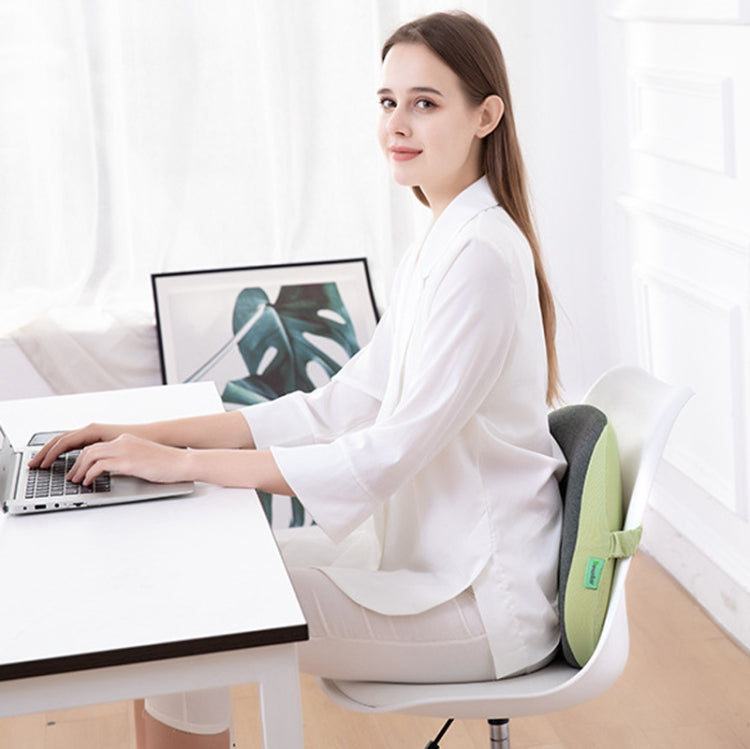 Office Memory Foam Waist Support Cushion Waist Support Pillow(Lotus Pink) by bashfashion