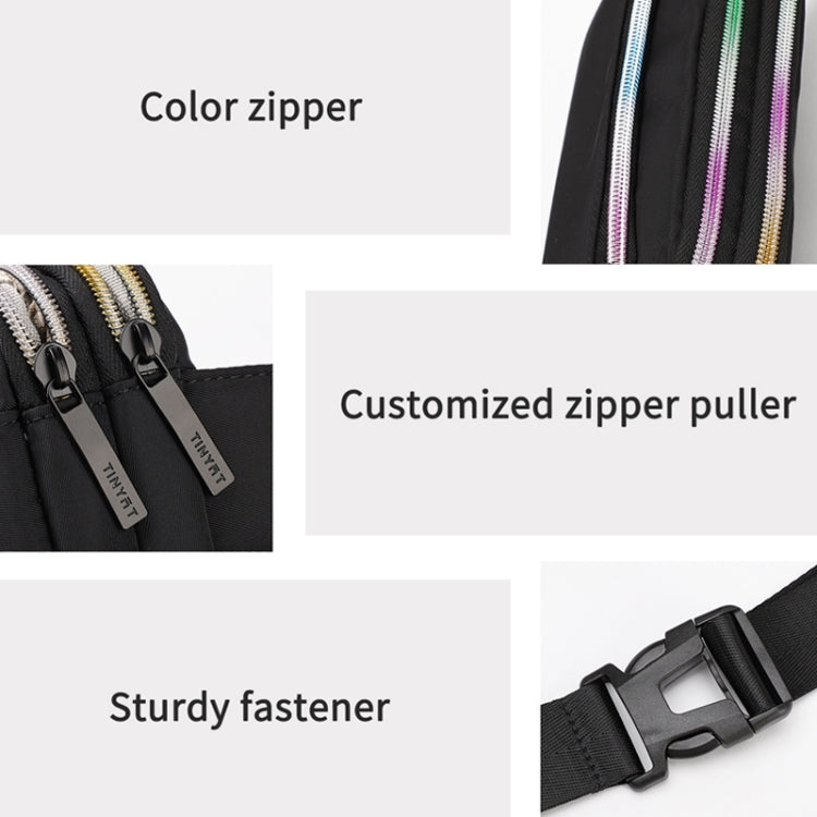 TINTAT T2016 Casual Lightweight Mini Sports Phone Waist Bag(Coffee) by TINTAT