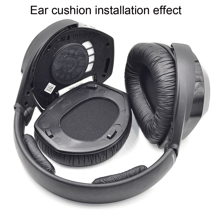 2 PCS Earpad for Sennheiser HDR RS165 RS175 RS185 RS195,Style: Frog Leather Earmuff by bashfashion