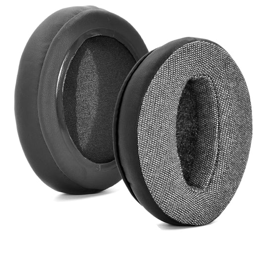 2pcs Sponge Sleeve Ear Cushion For Sennheiser HD4.50BT HD4.40BTNC(PU Leather + Linen Gray) by bashfashion