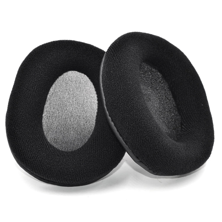 1 Pair Memory Foam Earpads for Logitech Logitech G Pro/G Pro X(Black Velvet Cloth) by bashfashion