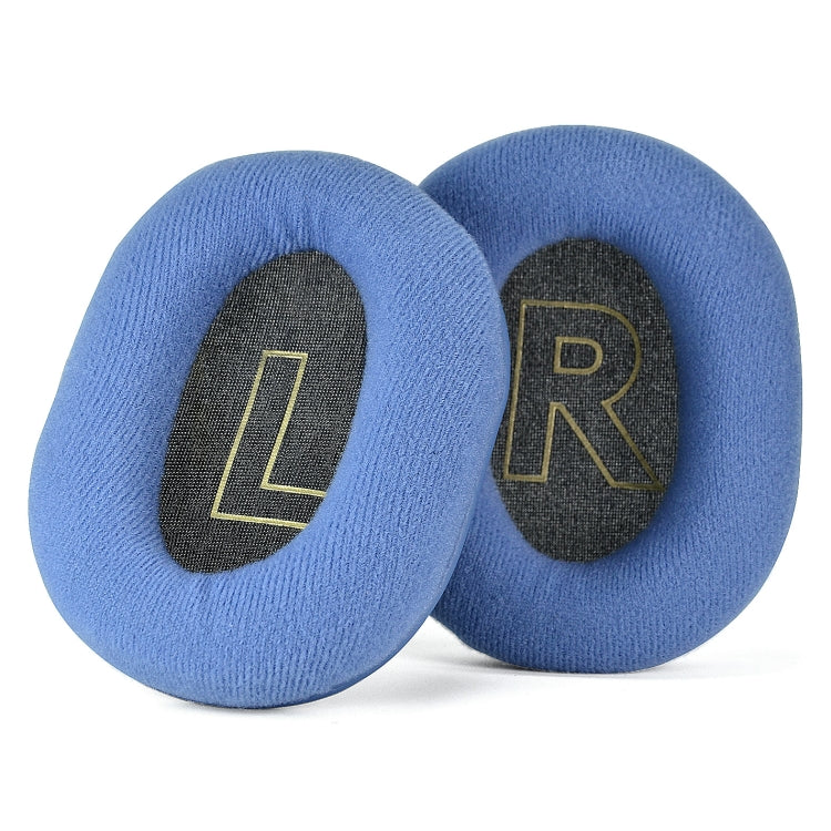 1 Pair Memory Foam Earpads for Logitech Logitech G Pro/G Pro X(Blue Velvet Cloth) by bashfashion