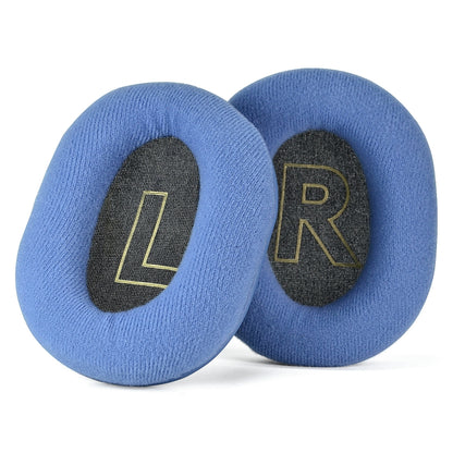 1 Pair Memory Foam Earpads for Logitech Logitech G Pro/G Pro X(Blue Velvet Cloth) by bashfashion