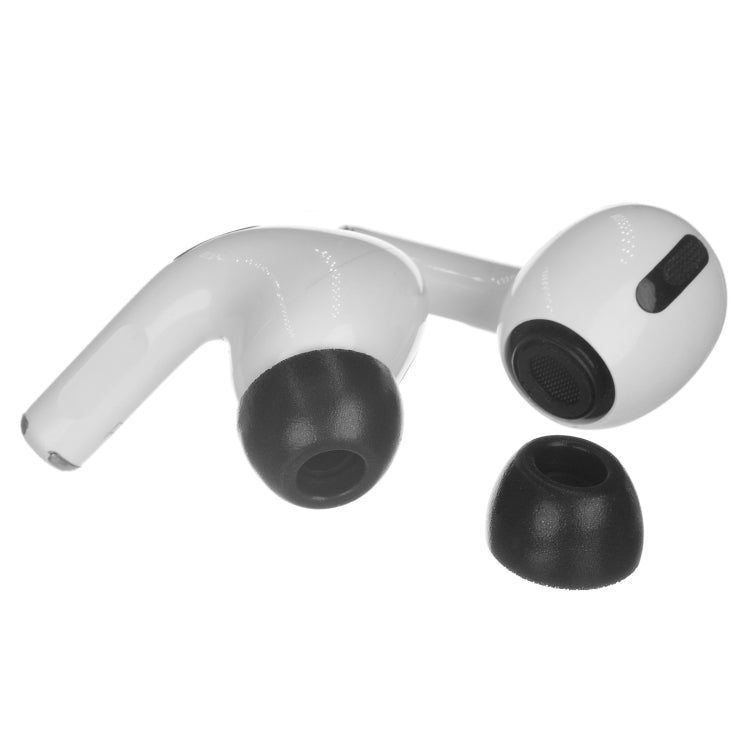 2 PCS Earbuds Memory Foam Ear Caps For TWS Airpods Pro,Size: Medium Black by bashfashion