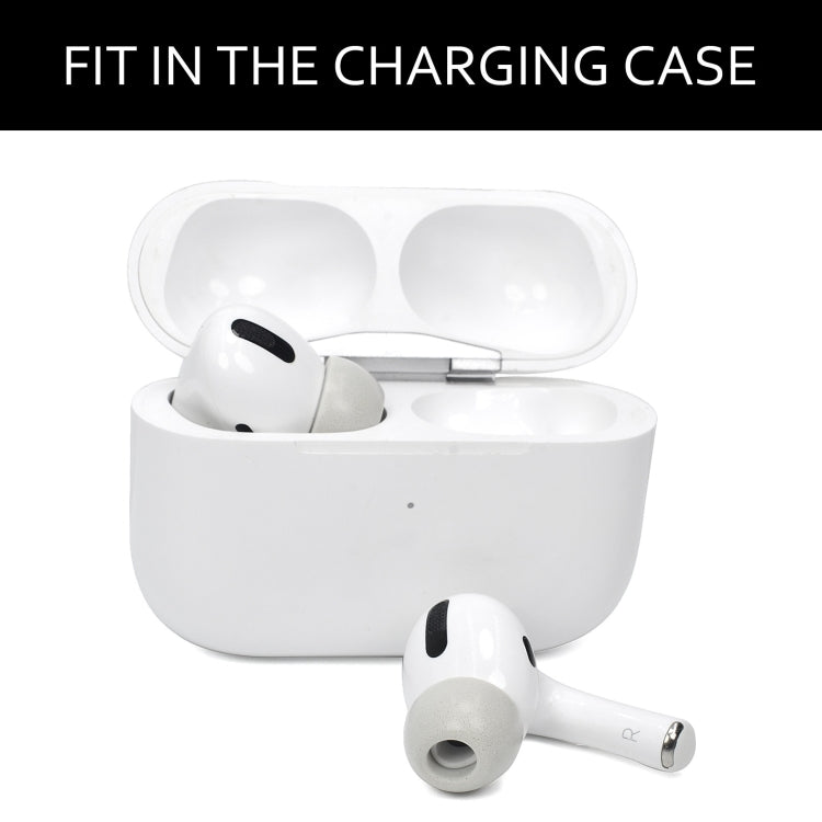 2 PCS Earbuds Memory Foam Ear Caps For TWS Airpods Pro,Size: Medium Black by bashfashion