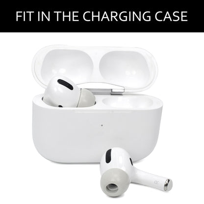 2 PCS Earbuds Memory Foam Ear Caps For TWS Airpods Pro,Size: Small Gray by bashfashion