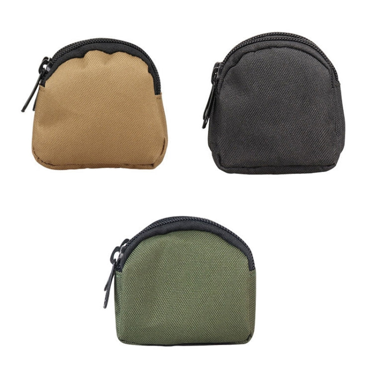 H25 Outdoor Sports Nylon Micro Slingshot Steel Ball Waist Bag Mini Coin Purse(Army Green) by bashfashion