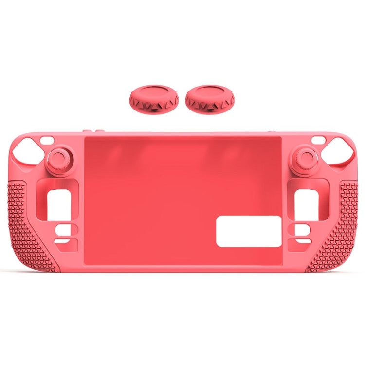 All-Inclusive Silicone Cover With Button Cap For Steam Deck(Pink) by bashfashion