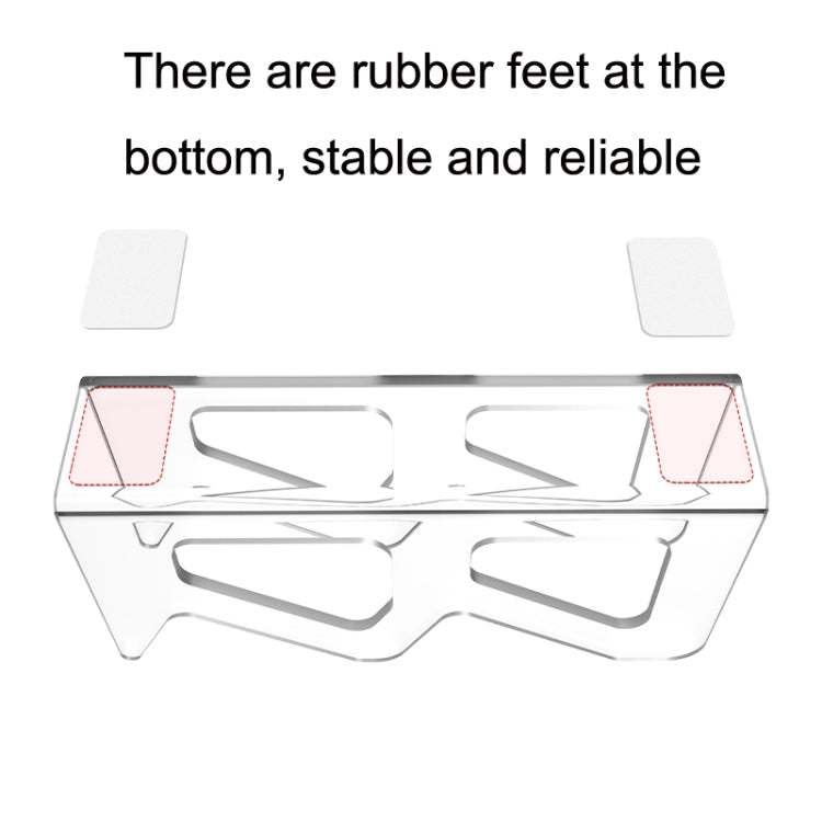 IPLAY HBX-433 Gamepad Transparent Desktop Display Stand For PS4 / PS5 / PS3 / Xbox / Switch by IPLAY