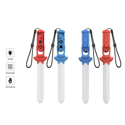 DOBE TNS-2109 Left and Right Handle Somatosensory Luminous Sword for Nintendo Switch(Red) by DOBE